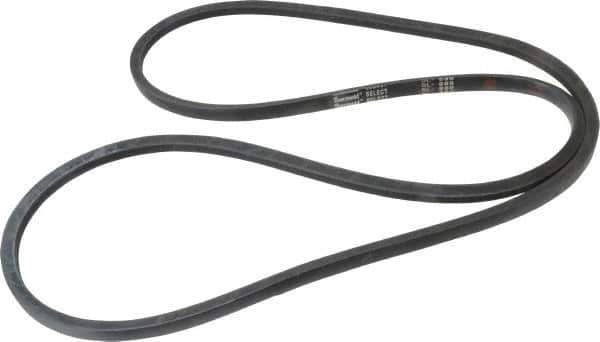 Value Collection - Section 5L, 88" Outside Length, V-Belt - Rubber, Fractional HP, No. 5L880 - Industrial Tool & Supply