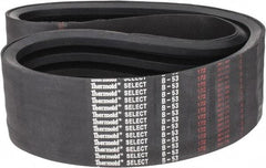 Value Collection - Section B, V-Belt - Neoprene Rubber, Classic Banded, No. B-53 - Industrial Tool & Supply