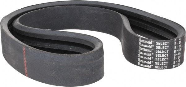 Value Collection - Section B, V-Belt - Neoprene Rubber, Classic Banded, No. B-66 - Industrial Tool & Supply