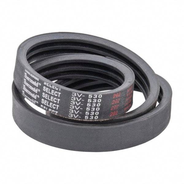 Value Collection - Section 3V, V-Belt - Neoprene Rubber, Narrow Banded, No. 3V530 - Industrial Tool & Supply