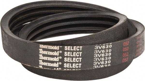 Value Collection - Section 3V, V-Belt - Neoprene Rubber, Narrow Banded, No. 3V630 - Industrial Tool & Supply