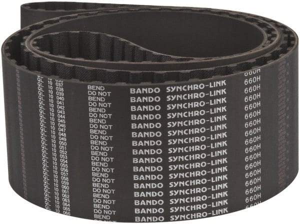 Value Collection - Section H, Timing Belt - Neoprene Rubber, Series H, No. 660H300 - Industrial Tool & Supply