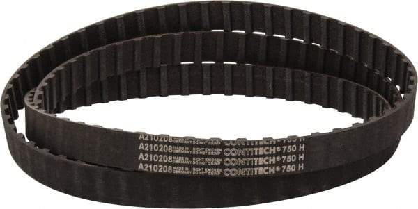 Value Collection - Section H, Timing Belt - Neoprene Rubber, Series H, No. 750H075 - Industrial Tool & Supply