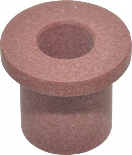 Bunting Bearing - 3/8" Inside x 5/8" Outside Diam, PTFE Sleeve Bearing - 7/8" Flange Outside Diam, 1/8" Flange Thickness, 3/4" OAL - Industrial Tool & Supply