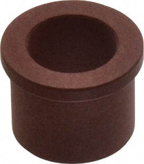 Bunting Bearing - 5/8" Inside x 7/8" Outside Diam, PTFE Sleeve Bearing - 1" Flange Outside Diam, 1/8" Flange Thickness, 3/4" OAL - Industrial Tool & Supply