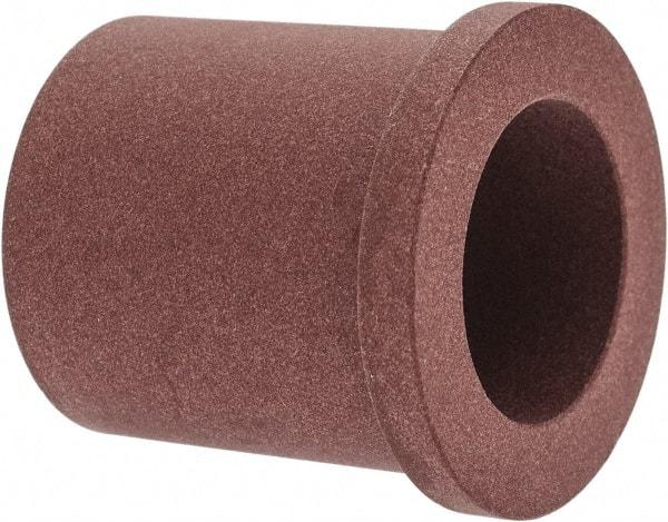 Bunting Bearing - 5/8" Inside x 7/8" Outside Diam, PTFE Sleeve Bearing - 1" Flange Outside Diam, 1/8" Flange Thickness, 1" OAL - Industrial Tool & Supply