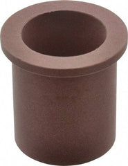 Bunting Bearing - 1" Inside x 1-1/4" Outside Diam, PTFE Sleeve Bearing - 1-1/2" Flange Outside Diam, 1/8" Flange Thickness, 1-1/2" OAL - Industrial Tool & Supply