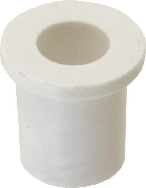Bunting Bearing - 1/2" Inside x 3/4" Outside Diam, PTFE Sleeve Bearing - 1" Flange Outside Diam, 1/8" Flange Thickness, 1" OAL - Industrial Tool & Supply