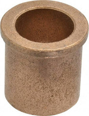 Boston Gear - 3/4" Inside x 1" Outside Diam, Oil Impregnated Bronze SAE-841 Flanged Sleeve Bearing - 1-1/8" Flange Outside Diam, 1/8" Flange Thickness, 1-1/8" OAL - Industrial Tool & Supply