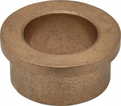 Boston Gear - 1" Inside x 1-3/8" Outside Diam, Oil Impregnated Bronze SAE-841 Flanged Sleeve Bearing - 1-5/8" Flange Outside Diam, 3/16" Flange Thickness, 3/4" OAL - Industrial Tool & Supply