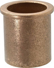 Boston Gear - 1-1/4" Inside x 1-1/2" Outside Diam, Oil Impregnated Bronze SAE-841 Flanged Sleeve Bearing - 1-3/4" Flange Outside Diam, 1/8" Flange Thickness, 1-3/4" OAL - Industrial Tool & Supply