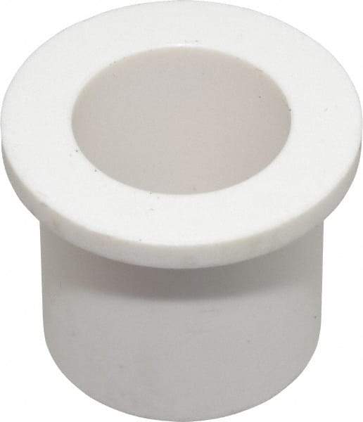 Bunting Bearing - 3/4" Inside x 1" Outside Diam, PTFE Sleeve Bearing - 1-1/4" Flange Outside Diam, 1/8" Flange Thickness, 1" OAL - Industrial Tool & Supply