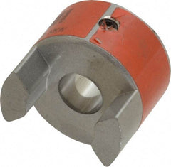 Lovejoy - 1/2" Max Bore Diam, Flexible Coupling Hub - 1.36" OD, 2" OAL, Sintered Iron, Order 2 Hubs & 1 Spider for Complete Coupling - Industrial Tool & Supply