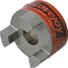 Lovejoy - 5/8" Max Bore Diam, 3/16" x 3/32" Keyway Width x Depth, Flexible Coupling Hub - 1-3/4" OD, 2.12" OAL, Sintered Iron, Order 2 Hubs & 1 Spider for Complete Coupling - Industrial Tool & Supply