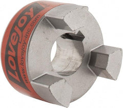 Lovejoy - 3/4" Max Bore Diam, 3/16" x 3/32" Keyway Width x Depth, Flexible Coupling Hub - 1-3/4" OD, 2.12" OAL, Sintered Iron, Order 2 Hubs & 1 Spider for Complete Coupling - Industrial Tool & Supply