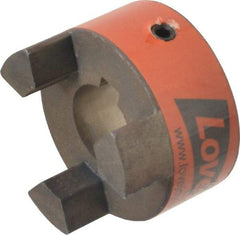 Lovejoy - 20mm Max Bore, 6mm x 2.8mm Keyway Width x Depth, Flexible Coupling Hub - 1-3/4" OD, 2.12" OAL, Sintered Iron, Order 2 Hubs & 1 Spider for Complete Coupling - Industrial Tool & Supply