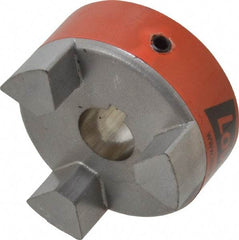 Lovejoy - 5/8" Max Bore Diam, 3/16" x 3/32" Keyway Width x Depth, Flexible Coupling Hub - 2.11" OD, 2.12" OAL, Sintered Iron, Order 2 Hubs & 1 Spider for Complete Coupling - Industrial Tool & Supply