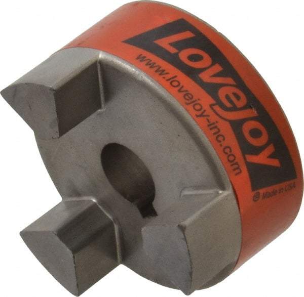 Lovejoy - 14mm Max Bore, Flexible Coupling Hub - 2.11" OD, 2.12" OAL, Sintered Iron, Order 2 Hubs & 1 Spider for Complete Coupling - Industrial Tool & Supply
