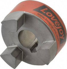 Lovejoy - 19mm Max Bore, 6mm x 2.8mm Keyway Width x Depth, Flexible Coupling Hub - 2.11" OD, 2.12" OAL, Sintered Iron, Order 2 Hubs & 1 Spider for Complete Coupling - Industrial Tool & Supply