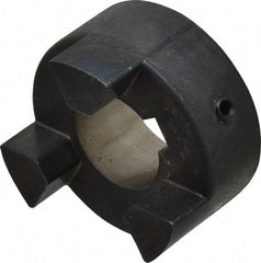 Lovejoy - 25mm Max Bore, 8mm x 3.3mm Keyway Width x Depth, Flexible Coupling Hub - 2.11" OD, 2.12" OAL, Sintered Iron, Order 2 Hubs & 1 Spider for Complete Coupling - Industrial Tool & Supply