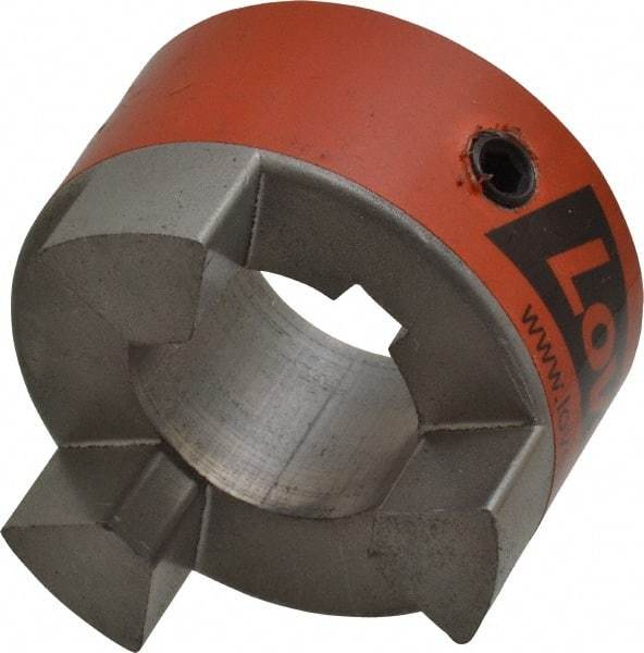 Lovejoy - 1-1/8" Max Bore Diam, 1/4" x 1/8" Keyway Width x Depth, Flexible Coupling Hub - 2.11" OD, 2-1/2" OAL, Sintered Iron, Order 2 Hubs & 1 Spider for Complete Coupling - Industrial Tool & Supply