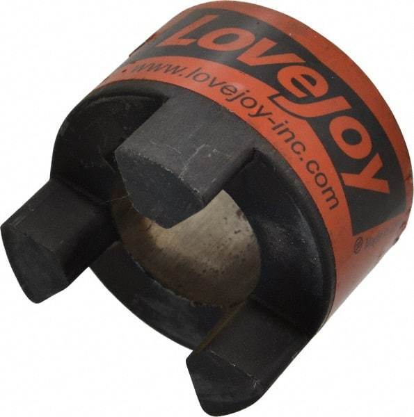 Lovejoy - 1-3/8" Max Bore Diam, 5/16" x 5/32" Keyway Width x Depth, Flexible Coupling Hub - 2.54" OD, 3-1/2" OAL, Sintered Iron, Order 2 Hubs & 1 Spider for Complete Coupling - Industrial Tool & Supply