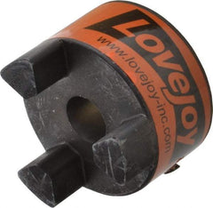 Lovejoy - 19mm Max Bore, 6mm x 2.8mm Keyway Width x Depth, Flexible Coupling Hub - 2.54" OD, 3-1/2" OAL, Sintered Iron, Order 2 Hubs & 1 Spider for Complete Coupling - Industrial Tool & Supply