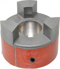 Lovejoy - 1-3/8" Max Bore Diam, 5/16" x 5/32" Keyway Width x Depth, Flexible Coupling Hub - 3.31" OD, 4-1/4" OAL, Sintered Iron, Order 2 Hubs & 1 Spider for Complete Coupling - Industrial Tool & Supply