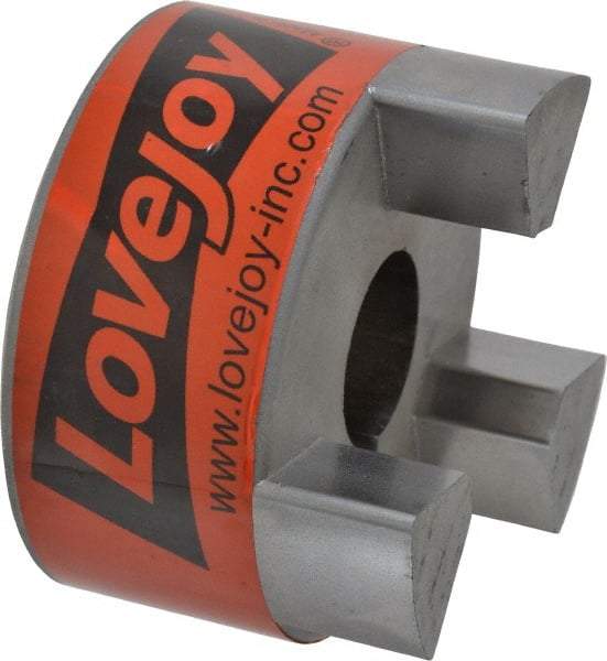 Lovejoy - 1-1/4" Max Bore Diam, Flexible Hub Coupling - 3-3/4" OD, 4-1/2" OAL, Sintered Iron - Industrial Tool & Supply