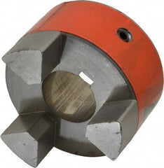 Lovejoy - 1-1/2" Max Bore Diam, Flexible Hub Coupling - 3-3/4" OD, 4-1/2" OAL, Metal - Industrial Tool & Supply