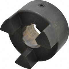 Lovejoy - 1-5/8" Max Bore Diam, Flexible Hub Coupling - 3-3/4" OD, 4-1/2" OAL, Sintered Iron - Industrial Tool & Supply