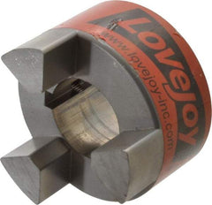 Lovejoy - 1-3/4" Max Bore Diam, Flexible Hub Coupling - 3-3/4" OD, 4-1/2" OAL, Sintered Iron - Industrial Tool & Supply