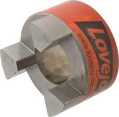 Lovejoy - 1-7/8" Max Bore Diam, Flexible Hub Coupling - 3-3/4" OD, 4-1/2" OAL, Sintered Iron - Industrial Tool & Supply