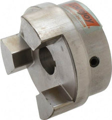 Lovejoy - 1-1/4" Max Bore Diam, Flexible Hub Coupling - 4-1/2" OD, 4.88" OAL, Sintered Iron - Industrial Tool & Supply