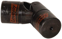 Lovejoy - 2" Bore Depth, 33,120 In/Lbs. Torque, D-Type Single Universal Joint - 1-1/4" Inside x 2-1/2" Outside Diam, 7" OAL - Industrial Tool & Supply