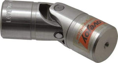 Lovejoy - 1-1/16" Bore Depth, 5,220 In/Lbs. Torque, D-Type Single Universal Joint - 5/8" Inside x 1-1/4" Outside Diam, 3-3/4" OAL - Industrial Tool & Supply