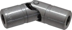 Lovejoy - 7/8" Bore Depth, 1,176 In/Lbs. Torque, D-Type Single Universal Joint - 7/16" Inside x 7/8" Outside Diam, 3" OAL - Industrial Tool & Supply
