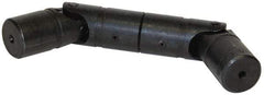 Lovejoy - 1" Bore Depth, 2,880 In/Lbs. Torque, DD-Type Double Universal Joint - 9/16" Inside x 1-1/8" Outside Diam, 7" OAL - Industrial Tool & Supply