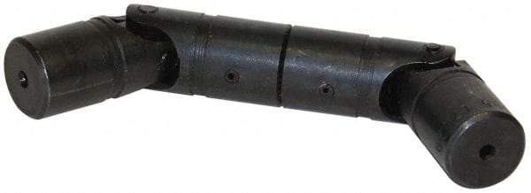 Lovejoy - 1-3/8" Bore Depth, 10,680 In/Lbs. Torque, DD-Type Double Universal Joint - 7/8" Inside x 1-3/4" Outside Diam, 10" OAL - Industrial Tool & Supply