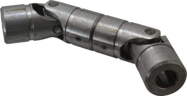 Lovejoy - 1-1/2" Bore Depth, 15,600 In/Lbs. Torque, DD-Type Double Universal Joint - 1" Inside x 2" Outside Diam, 10-7/8" OAL - Industrial Tool & Supply