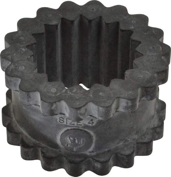 Lovejoy - 4 One Piece Solid Flexible Coupling Sleeve Insert - 2.31" OD, 1-1/4" OAL, EPDM - Industrial Tool & Supply