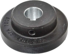 Lovejoy - 5/8" Max Bore Diam, 3/16" x 3/32" Keyway Width x Depth, Flexible Coupling Hub - 2.046" OD, 2.38" OAL, Cast Iron - Industrial Tool & Supply