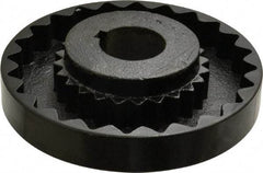 Lovejoy - 1-3/8" Max Bore Diam, 5/16" x 5/32" Keyway Width x Depth, Flexible Coupling Hub - 5.45" OD, 4.44" OAL, Cast Iron - Industrial Tool & Supply