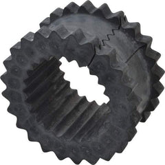 Lovejoy - 9 One Piece Split Flexible Coupling Sleeve Insert - 6" OD, 3" OAL, EPDM - Industrial Tool & Supply