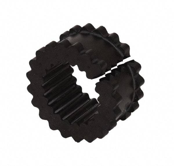 Lovejoy - 10 One Piece Split Flexible Coupling Sleeve Insert - 7.06" OD, 3.44" OAL, EPDM - Industrial Tool & Supply