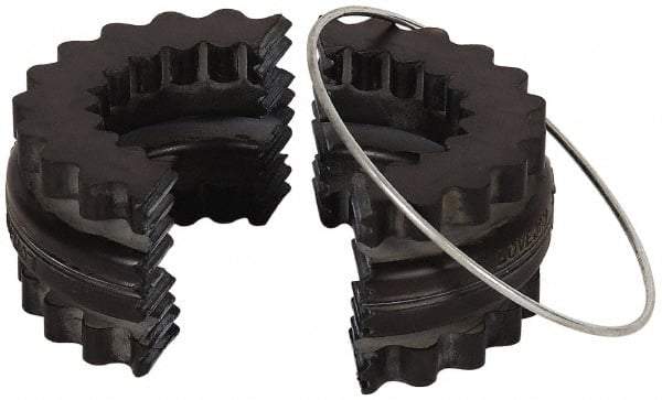 Lovejoy - 6 Two Piece Flexible Coupling Sleeve Insert - 3-3/4" OD, 1.88" OAL, EPDM - Industrial Tool & Supply