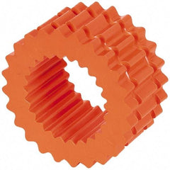 Lovejoy - 9 One Piece Solid Flexible Coupling Sleeve Insert - 6" OD, 3" OAL, Hytrel - Industrial Tool & Supply