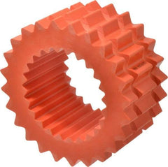 Lovejoy - 10 One Piece Solid Flexible Coupling Sleeve Insert - 7.06" OD, 3.44" OAL, Hytrel - Industrial Tool & Supply