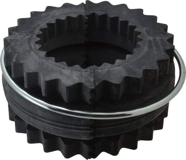Lovejoy - 11 Two Piece Flexible Coupling Sleeve Insert - 8.19" OD, 4" OAL, EPDM - Industrial Tool & Supply