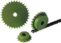Poly Hi Solidur - 30 Teeth, 1/2" Chain Pitch, Chain Size 40, Roller Chain Sprockets - Industrial Tool & Supply